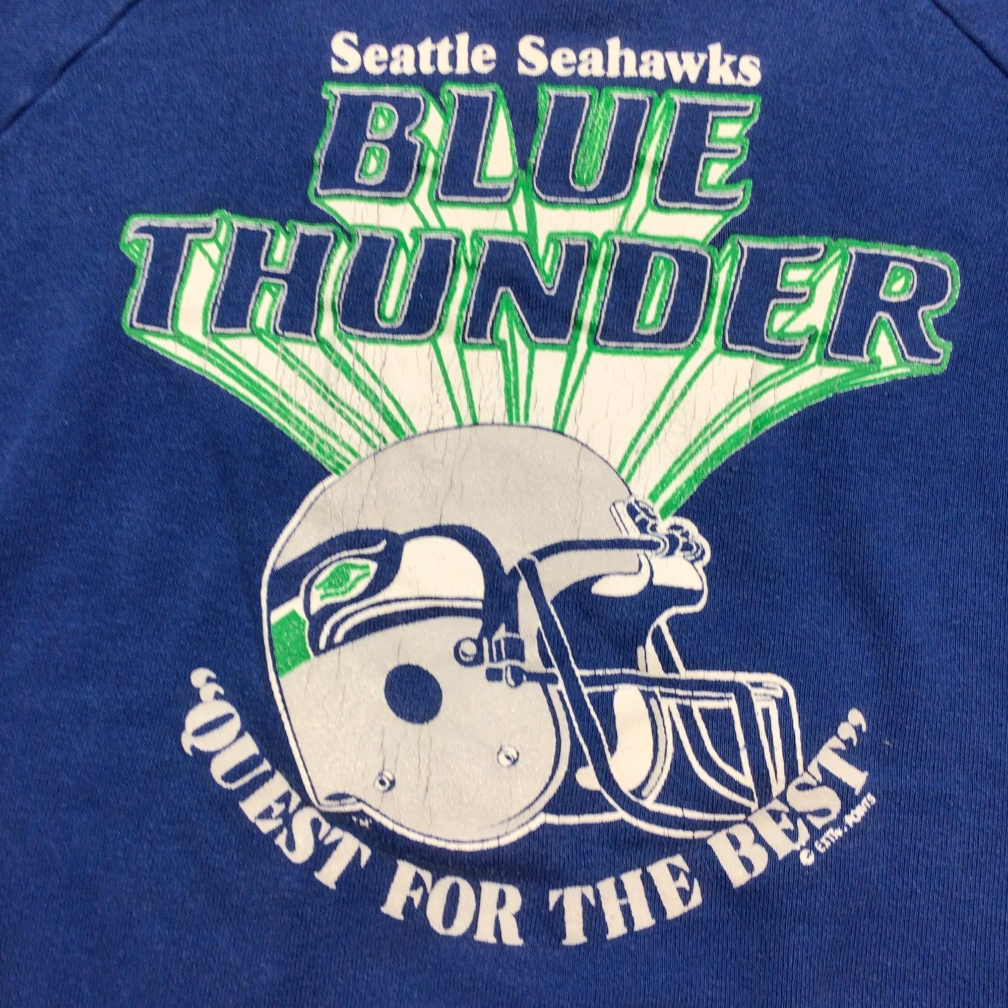 VTG 80s Seattle Seahawks NFL Football Logo T-Shirt Classic