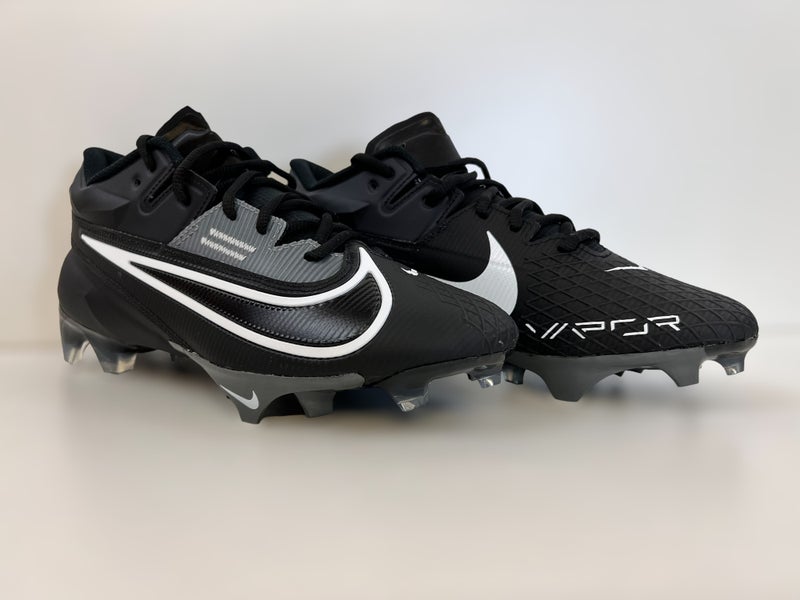 Nike Vapor Edge Elite 360 2 Football Cleats Black/Grey Men’s Size 12.5 -  DA5457-010