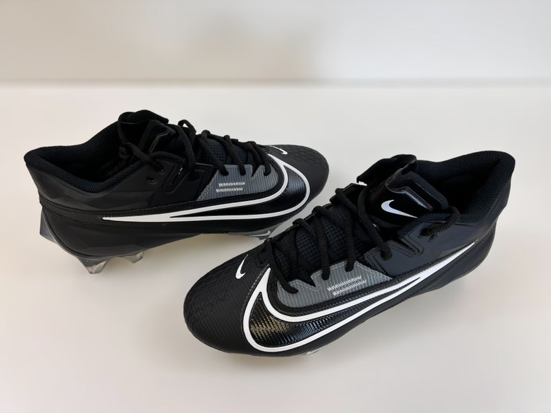 Nike Vapor Edge Elite 360 2 Football Cleats Black/Grey Men’s Size 12.5 -  DA5457-010