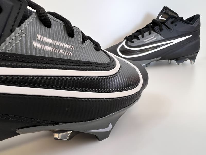 Nike Vapor Edge Elite 360 2 Football Cleats Black/Grey Men display picture 3