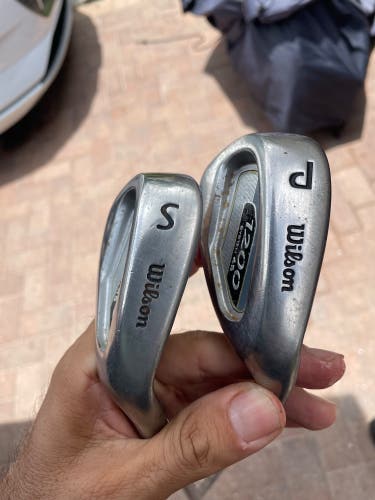 Wilson system 1200 pitching and sand wedge  Set in right hand