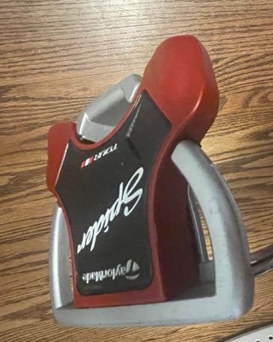 Left Handed TaylorMade Spider Tour Platinum Putter LH Good Good Pistol Grip and Headcover