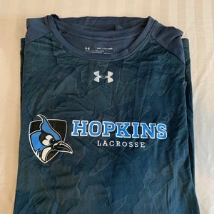 Used Under Armour Hopkins Lacrosse Camo Long Sleeve Shirt (Size: XXL)