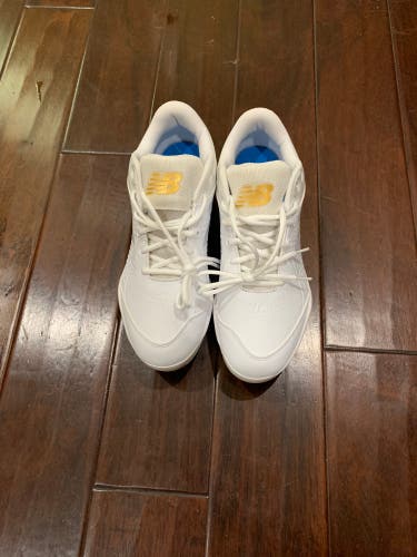 White New Men's Size 11.5 (Women's 12.5) Metal New Balance Low Top 3000v5 *Brand New*