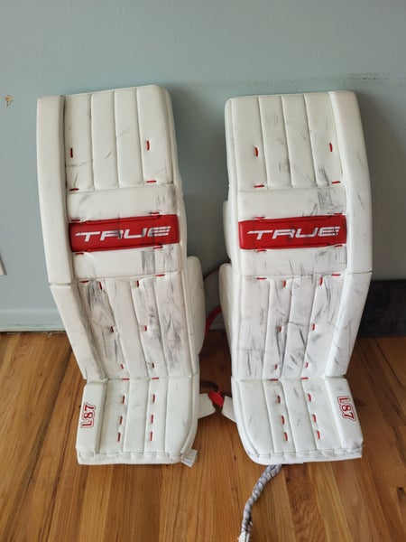Used 34" True L87 Goalie Leg Pads Pro Stock