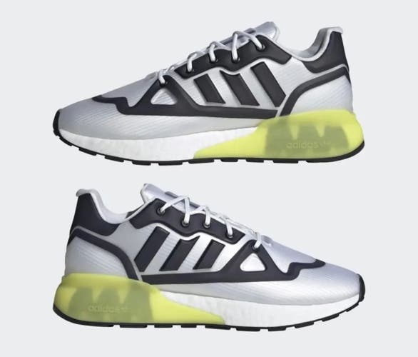 Size 9.5 Men’s Adidas Originals ZX 2K Boost FUTURESHELL Shoes Black Volt  G55509