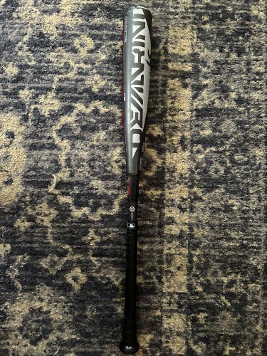 Used 2020 Demarini Bbcor Half + Half Hybrid (-3) 27 oz 30" Voodoo Balanced Bat