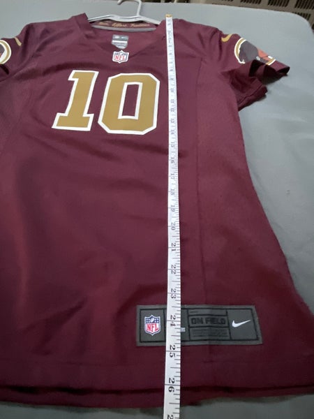 WASHINGTON REDSKINS TEE SHIRT# 10 ROBERT GRIFFIN III BY NIKE SIZE LARGE