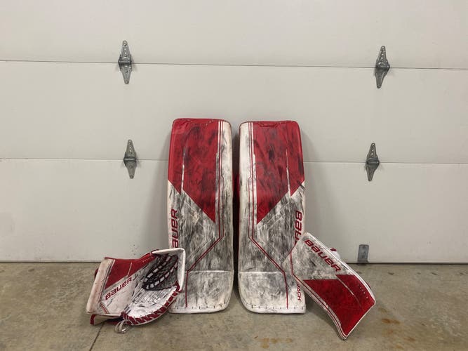 Used Senior 35" Regular Pro Stock Mach Goalie Full Set
