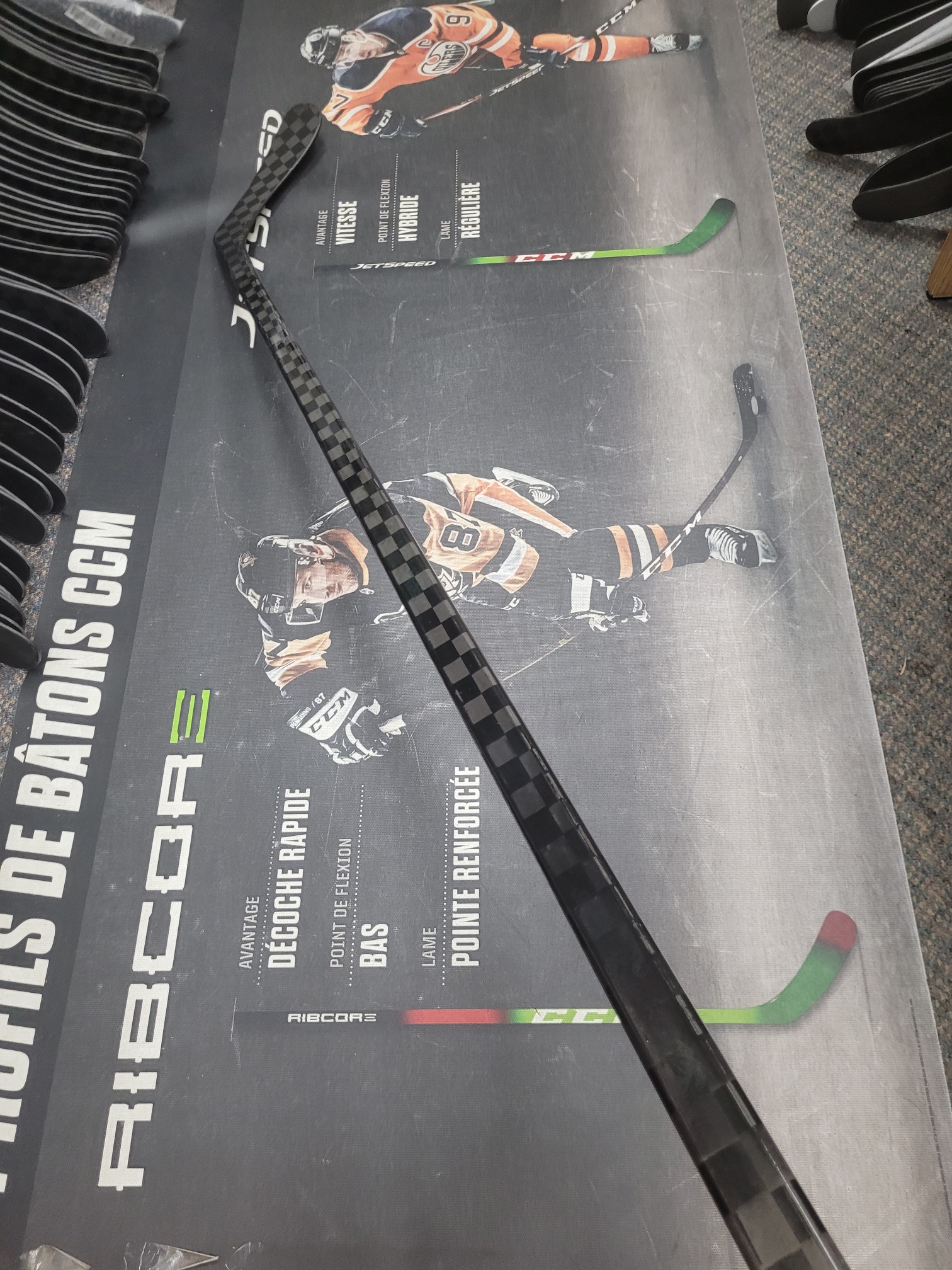 Crazy Ovi | 75 Flex NEW! Senior Right Handed Carbon Pro Hockey Stick Toe Pattern Pro Stock