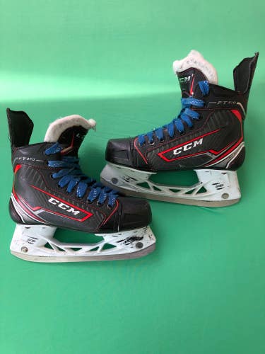 Used Junior CCM JetSpeed FT370 Hockey Skates (Regular) - Size: 3.0