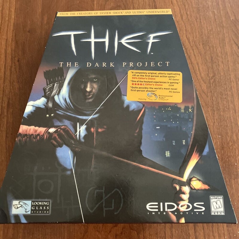 Thief The Dark Project (PC, 1998) Big Box - has game - No Manual