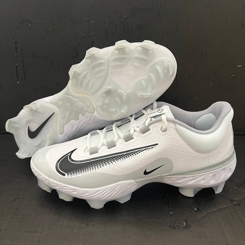 Nike React Vapor Ultrafly Elite 3 Baseball Cleats Mens 9.5 White DC9907-100  194500777354,   in 2023