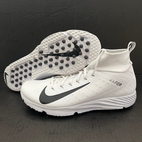 (Size 13.5) Nike Vapor Untouchable Speed Turf 2 White Cleats