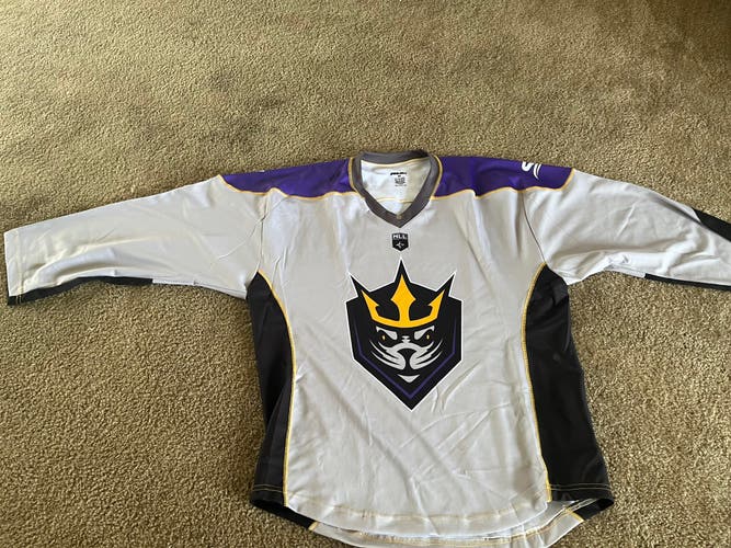 Size 54 XL San Diego Seals Box lacrosse jersey Grey Away