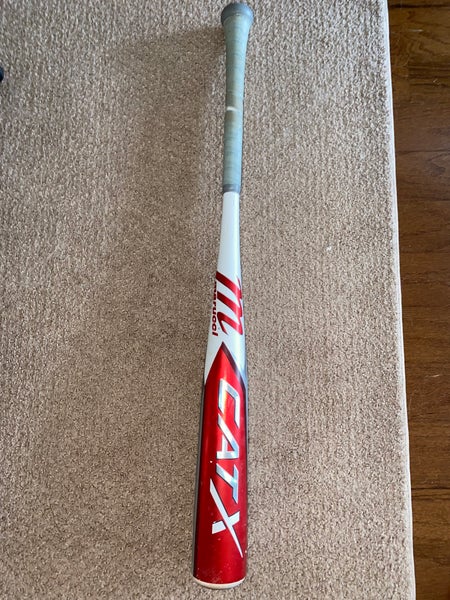 Used BBCOR Certified Marucci Alloy CAT X Bat (-3) 27 oz 30"