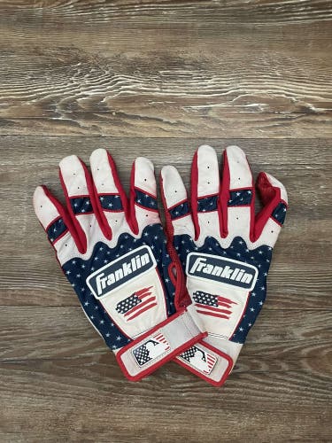Used USA XL Franklin CFX PRO Batting Gloves