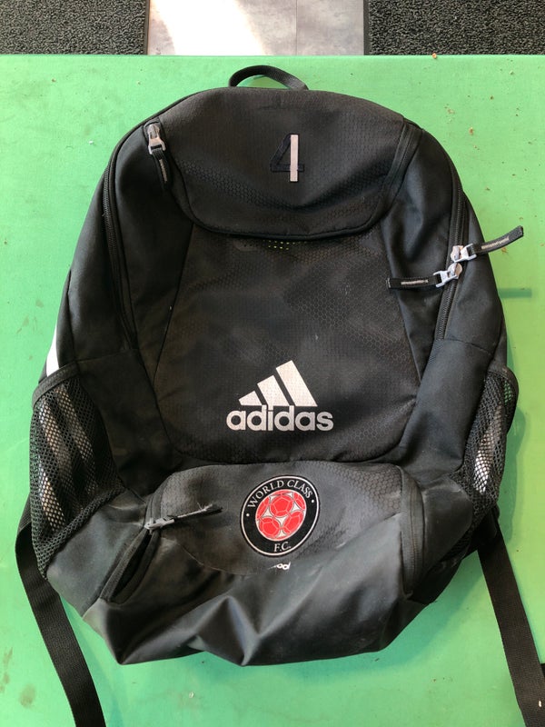 Used Adidas Black Soccer Backpack