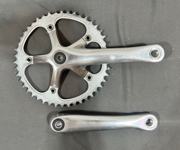 Silver Aluminum 170mm Crankset 46-Tooth Chainring GREAT Satisfaction Guaranteed