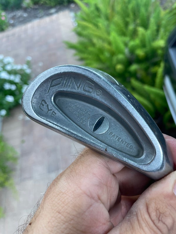 Ping Eye iron 7 in right hand , steel shaft