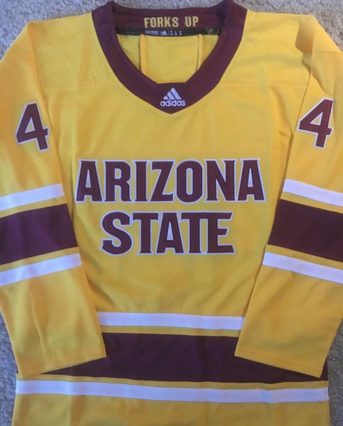 adidas Men's Arizona State Sun Devils White Replica Hockey Jersey