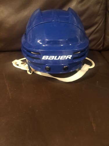 Royal blue Bauer 4500 helmet