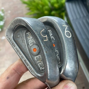 Ping Eye 2 irons 5 and 9 in right handed  Graphite shafts in Regular flex