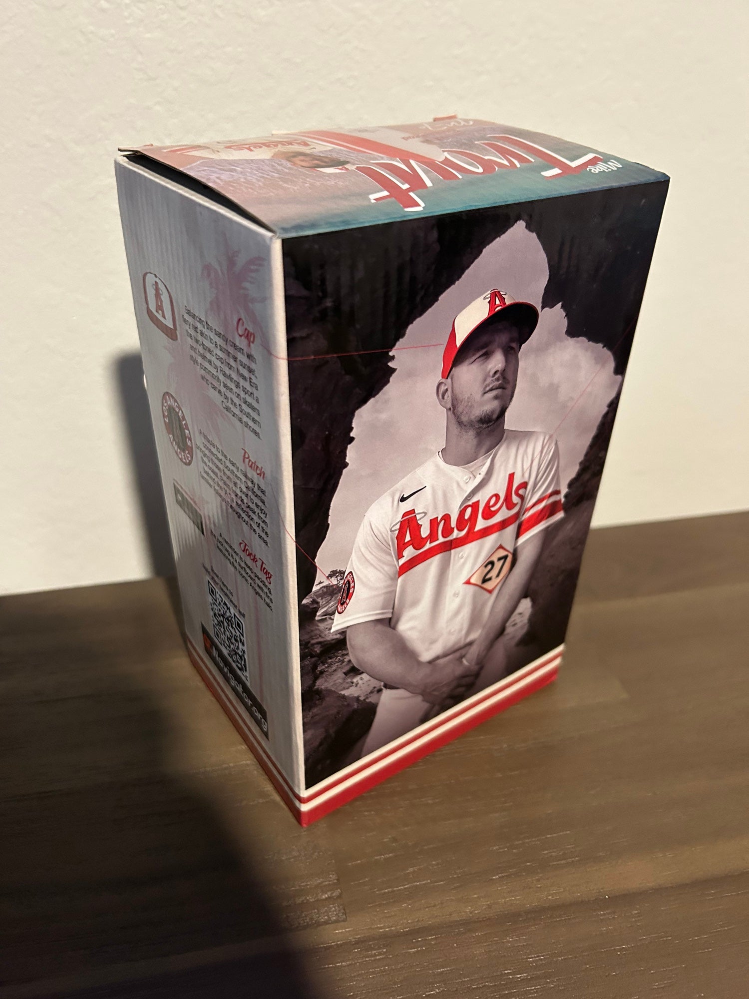 2022 Mike Trout SGA Bobblehead Anaheim Angels City Connect