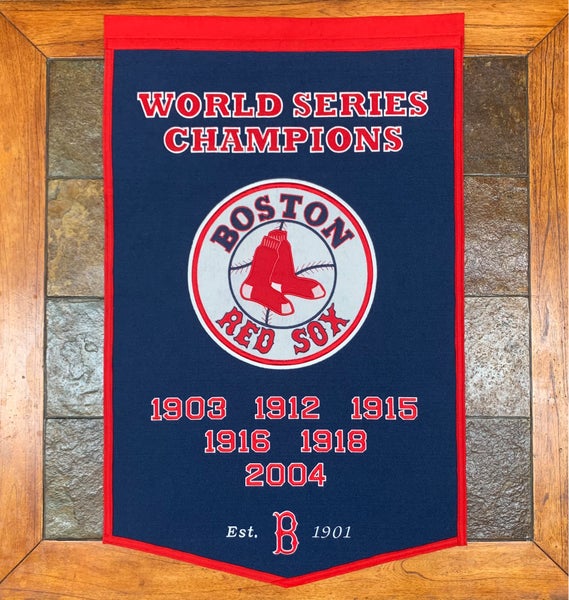 Boston Red Sox World Series Champions Dynasty Banner