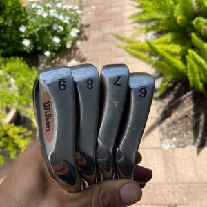 Wilson Prostaff ladies 4 pc iron set in right hand  Graphite shafts