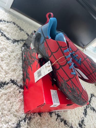 Adizero Spider-Man Football Cleats Size 11.5