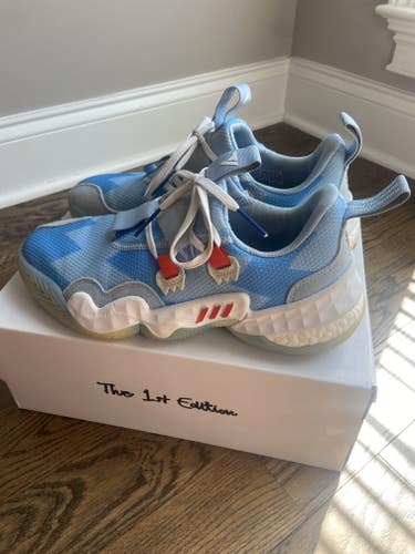 Used Men's Size 8.5 (Women's 9.5) Adidas Trae Young 1 Shoes "Ice Trae"
