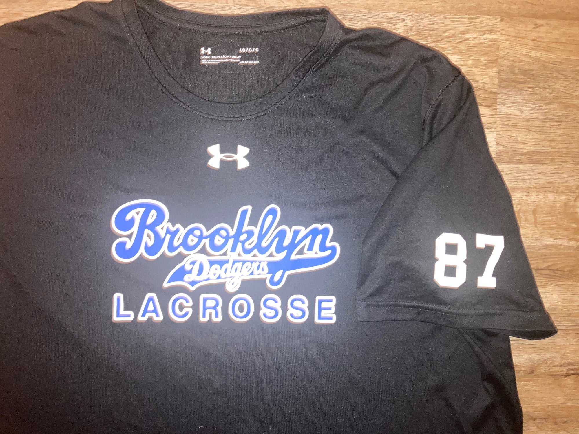 Medium) New Under Armour Brooklyn Dodgers Heatgear Shirt
