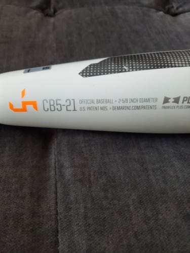 Used USSSA Certified 2021 DeMarini Composite CF Bat (-5) 31"