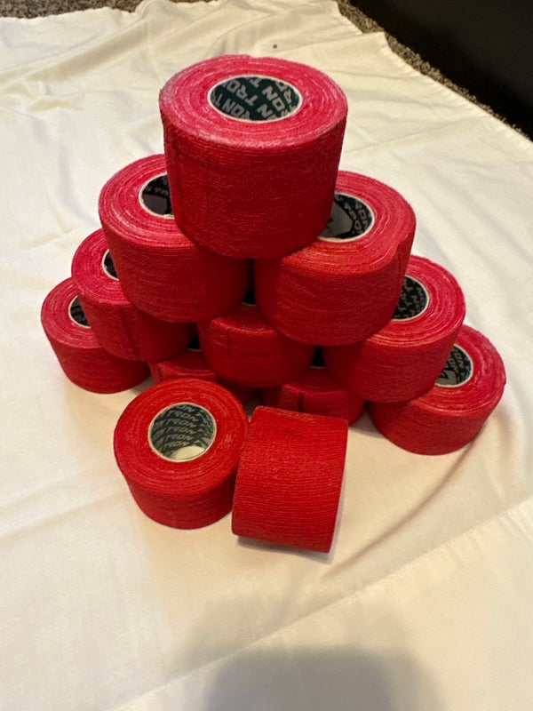 Pro Style Non-Stretch Hockey Grip Tape RED **12 ROLLS**