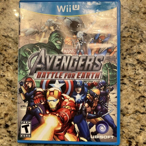 Marvel Avengers: Battle for Earth Nintendo Wii U Complete W/ Manual