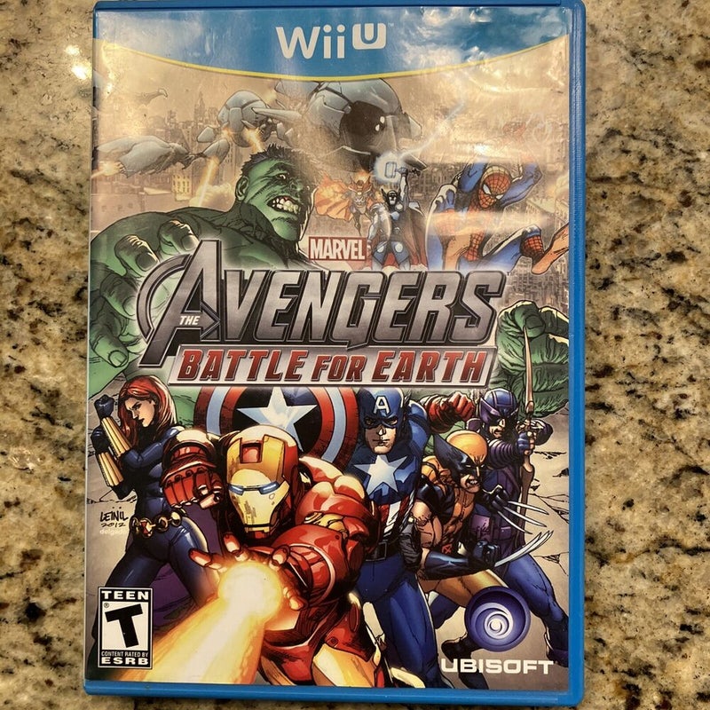Marvel Avengers: Battle for Earth Nintendo Wii U Complete W/ Manual
