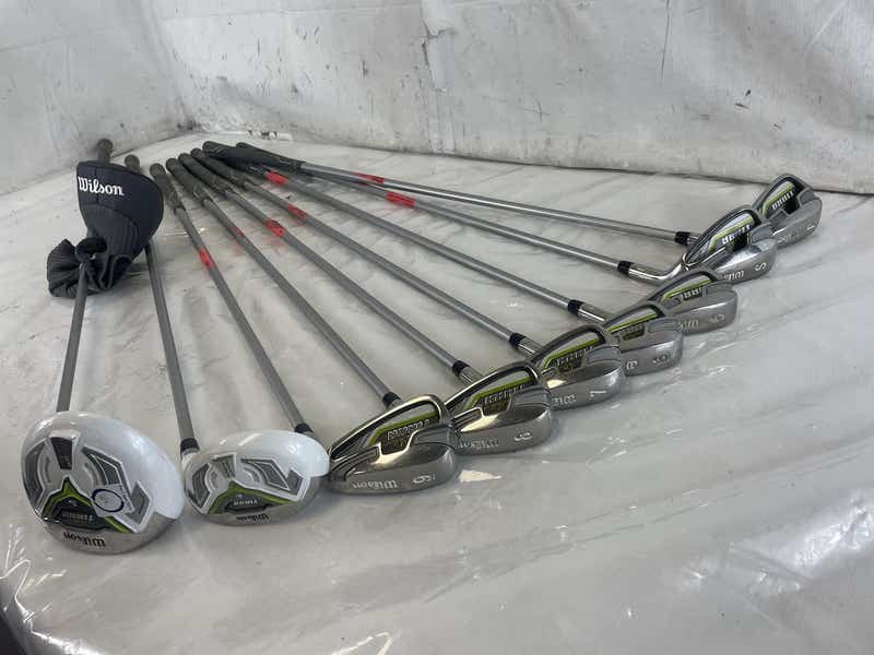 Used Wilson Tiara 9-piece Ladies Flex Graphite Shaft Women's Golf
