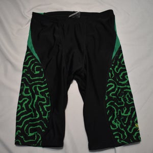 Speedo Pro LT Jammer Swimsuit, Black/Green, Size 26