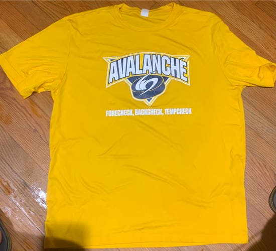 Yellow Rare North Jersey Avalanche Tshirt