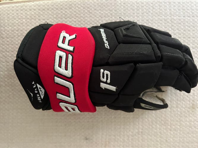 Used Bauer Supreme 1S Gloves 15" Pro Stock