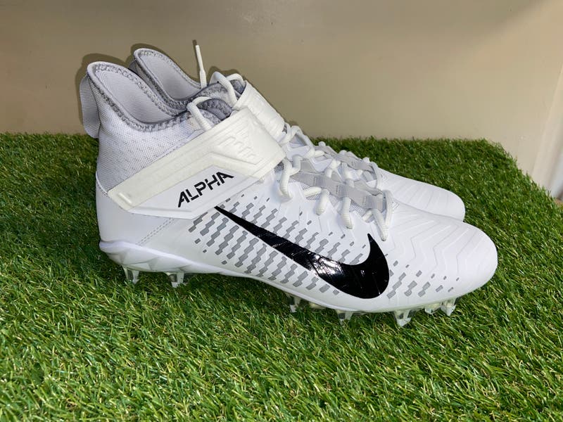 Nike Alpha Menace Pro 2 Football Mid Cleats White AQ3209-100