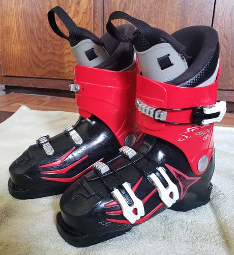 KIDS YOUTH JR. ATOMIC HAWX J20 SKI BOOTS 23/23.5 JUNIOR BOYS YOUTH 5 - 5.5 *USED* WASHED & CLEAN