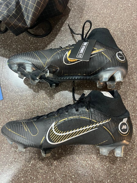 Black and Gold FG Soccer Cleats - Elite Nike Mercurial Superfly 8