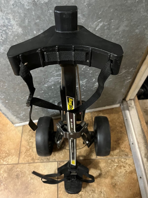 Used Bag Boy M 300 2 Wheel Push Cart 2 Wheel Aluminum Golf Carts