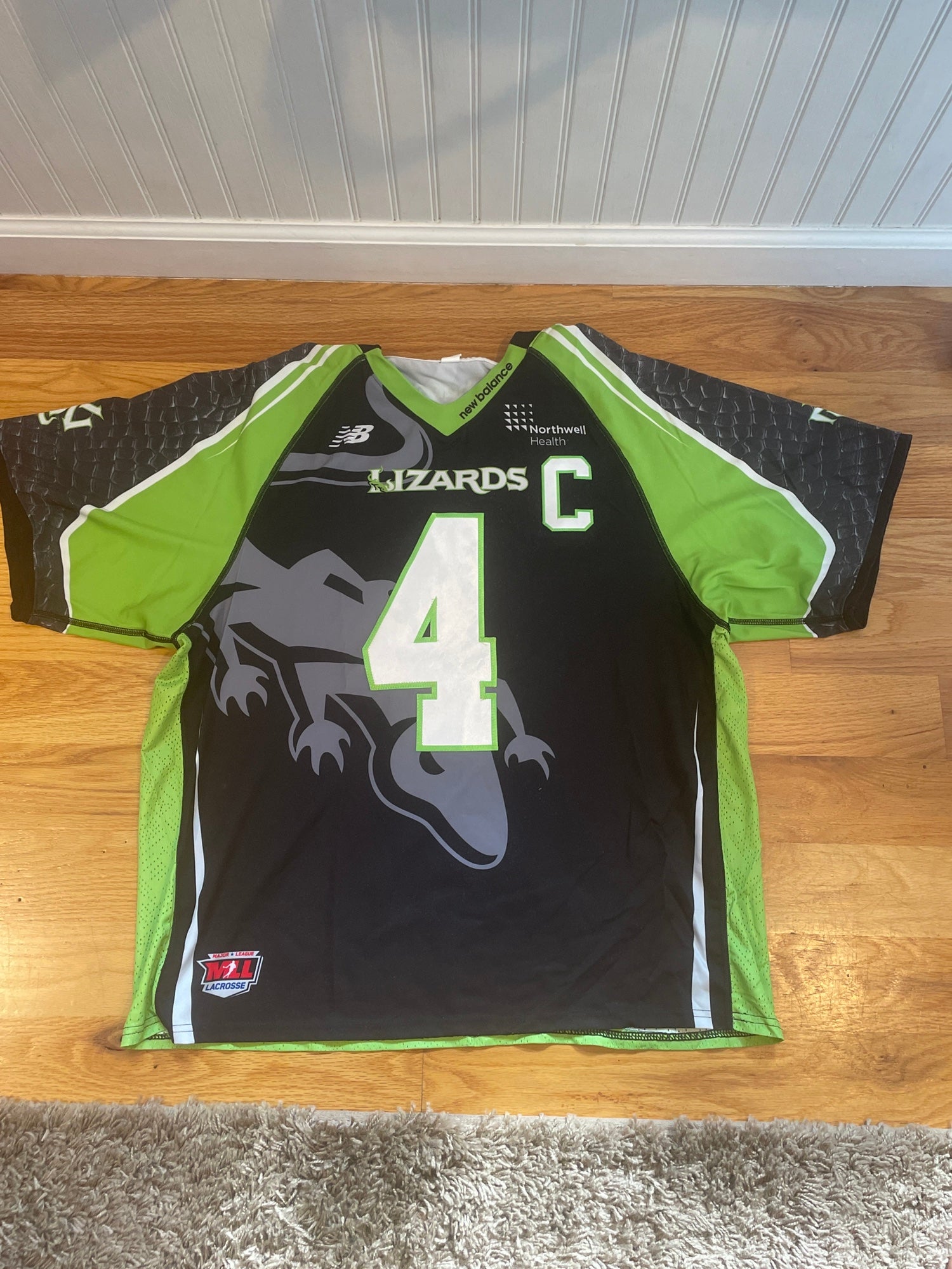2020 New York Lizards Authentic Game New Balance MLL Lacrosse Jersey