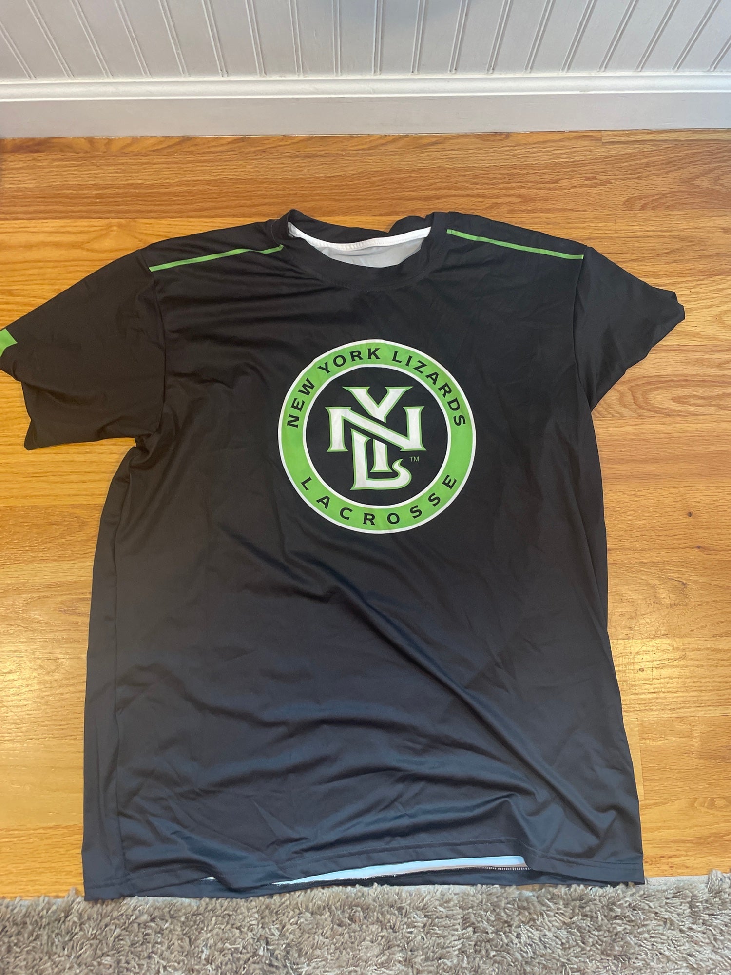 Powell Lacrosse - New York lizards Shooter Shirt -Black New Large Jersey