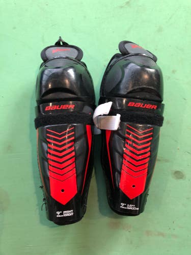 Used Bauer Lil Sport Shin Pads