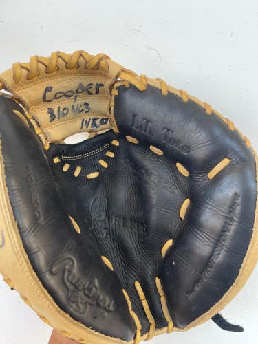 Used Rawlings Gold Glove Elite Right Hand Throw Catcher Baseball Glove 32.5"