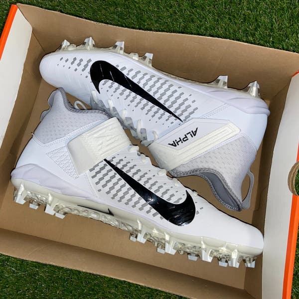 Nike Alpha Menace Pro 2 Football Mid Cleats White AQ3209-100  display picture 3